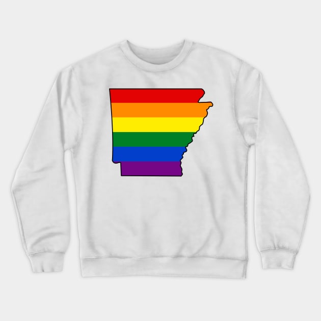 Arkansas Pride! Crewneck Sweatshirt by somekindofguru